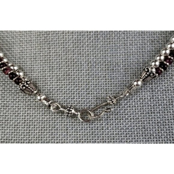 SOLD RARE Purple Spiny Oyster Sterling Silver Necklace - Picture 7 of 7